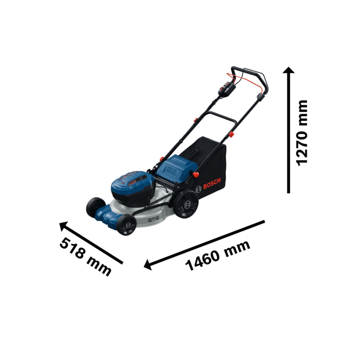 Bosch Professional Akku- Rasenmäher GRA18V2-46 Solo Bild 4