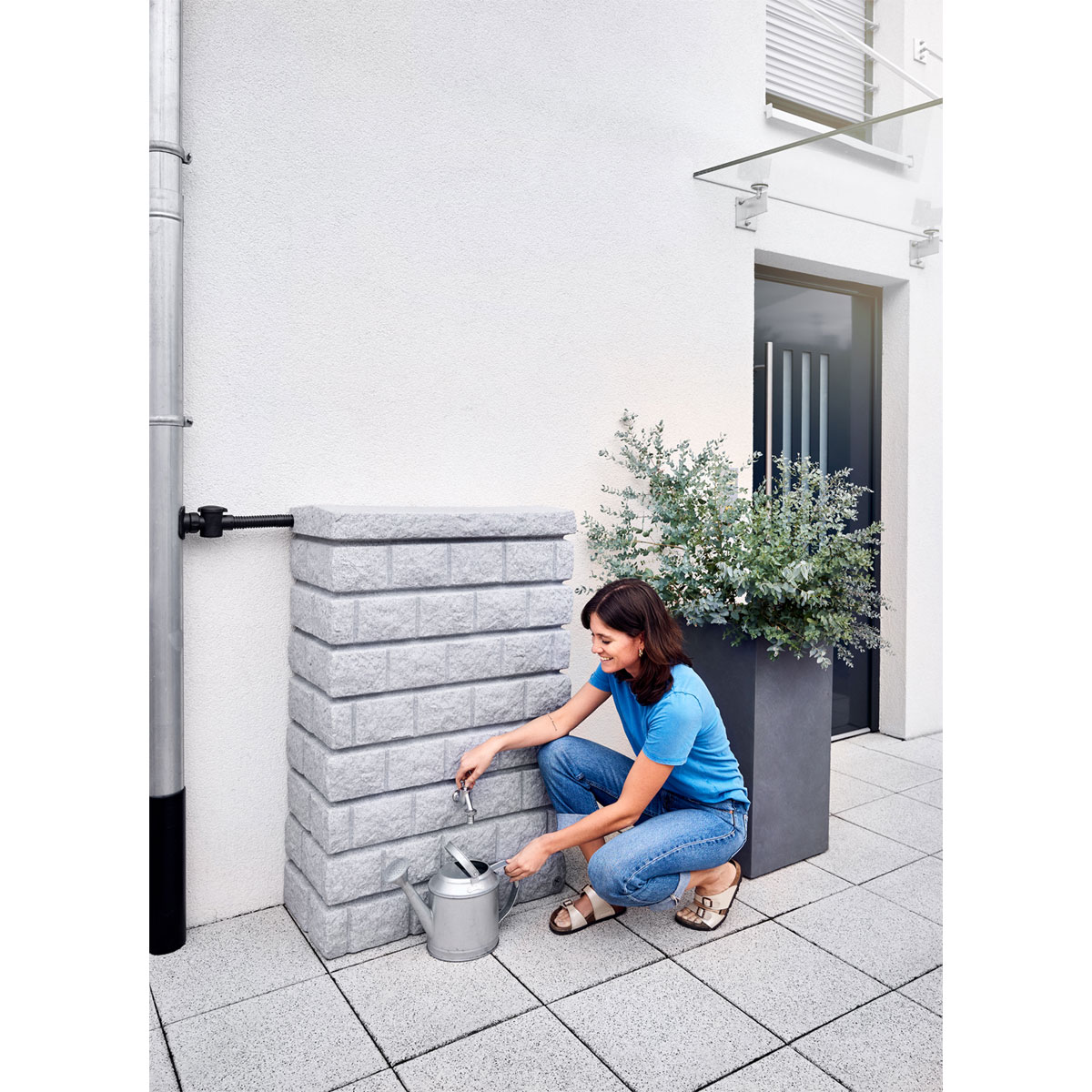 Garantia  Wandtank Rocky Junior  300 Liter light granite Bild 5