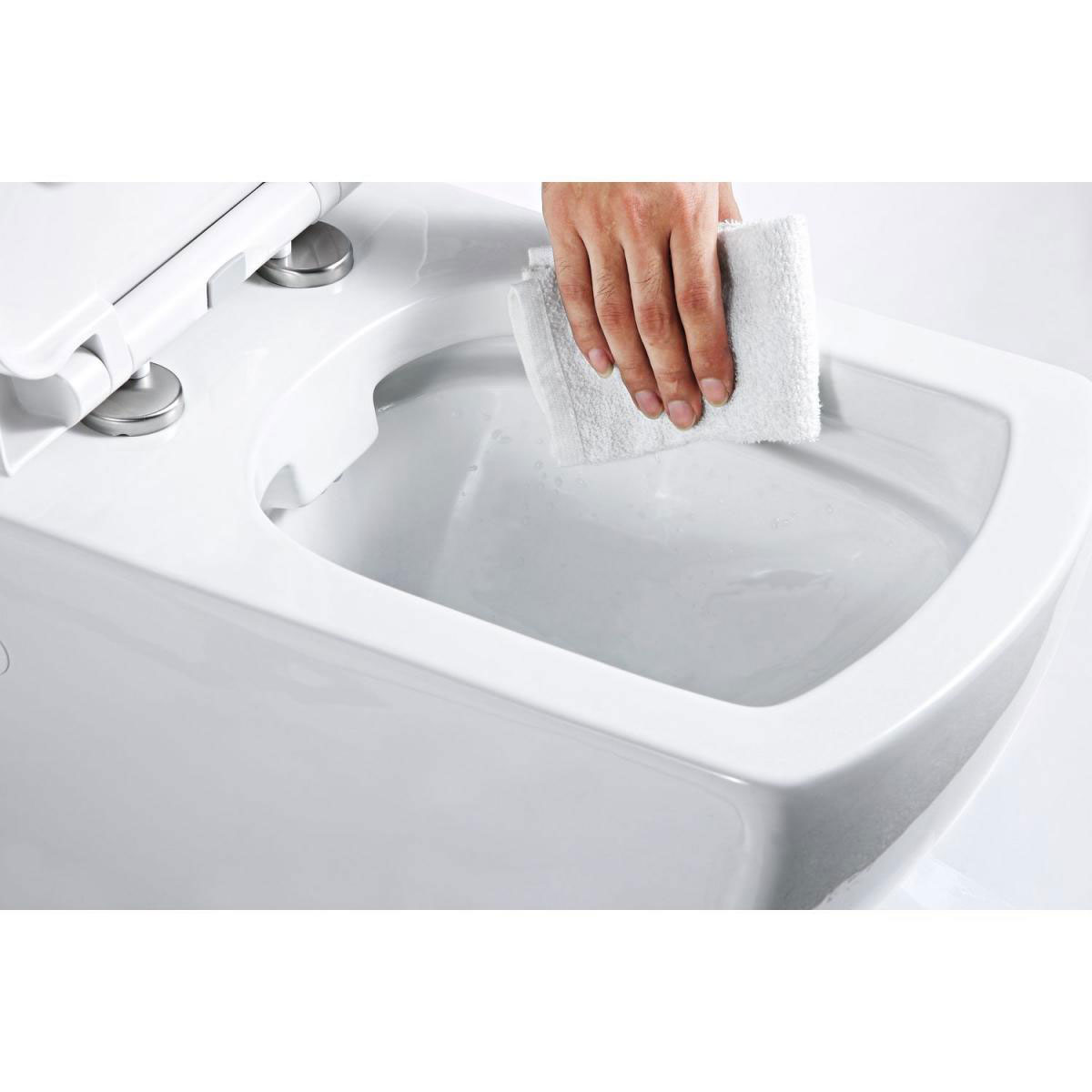 Valblue Spülrandloses Wand WC-Set 3- teilig eckig Bild 2