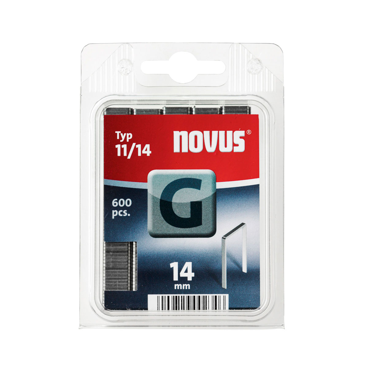 Novus Flachdrahtklammer G Typ 11/14 14 mm Bild 1