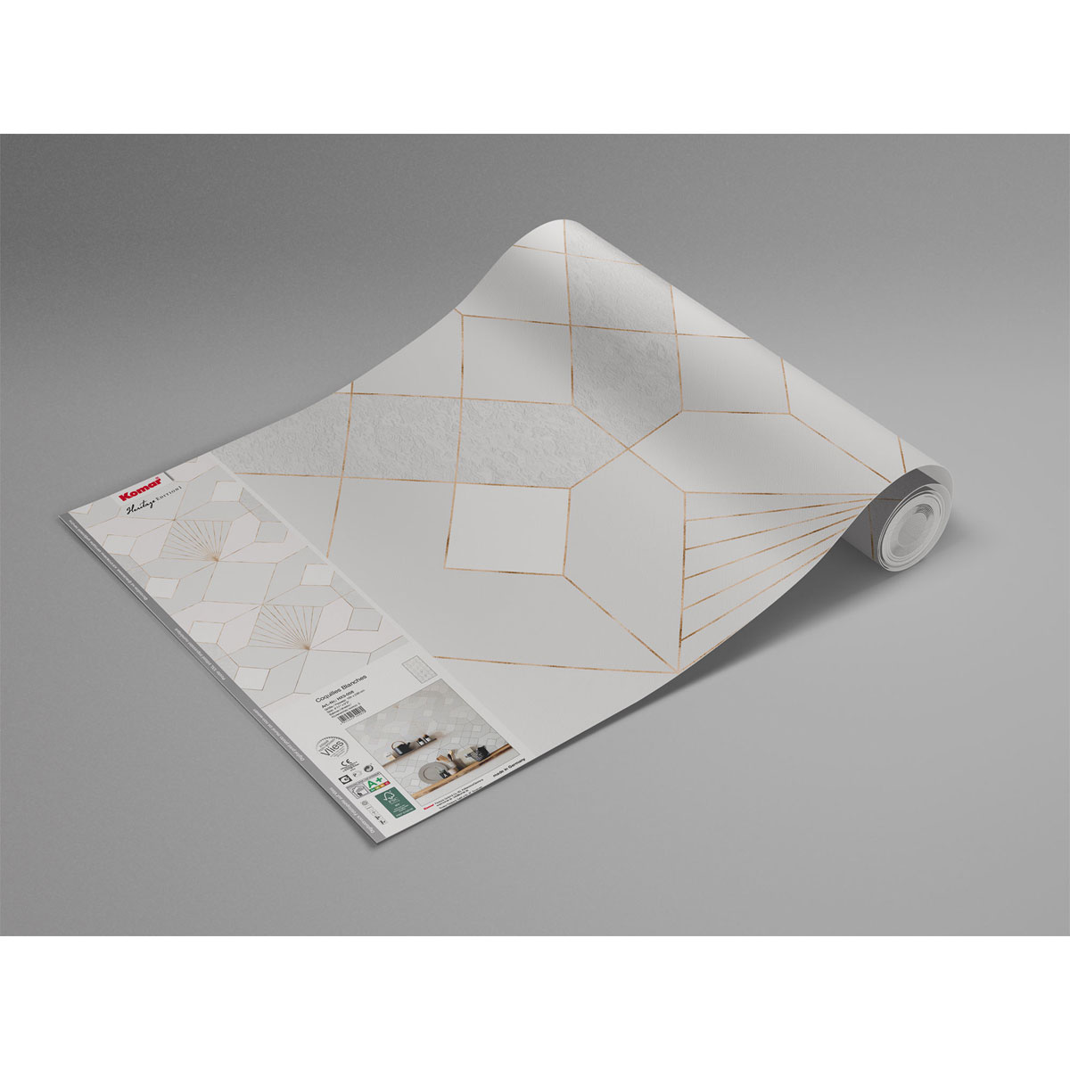 Komar  Vlies Fototapete Coquilles Blanches 150x280 cm Bild 4