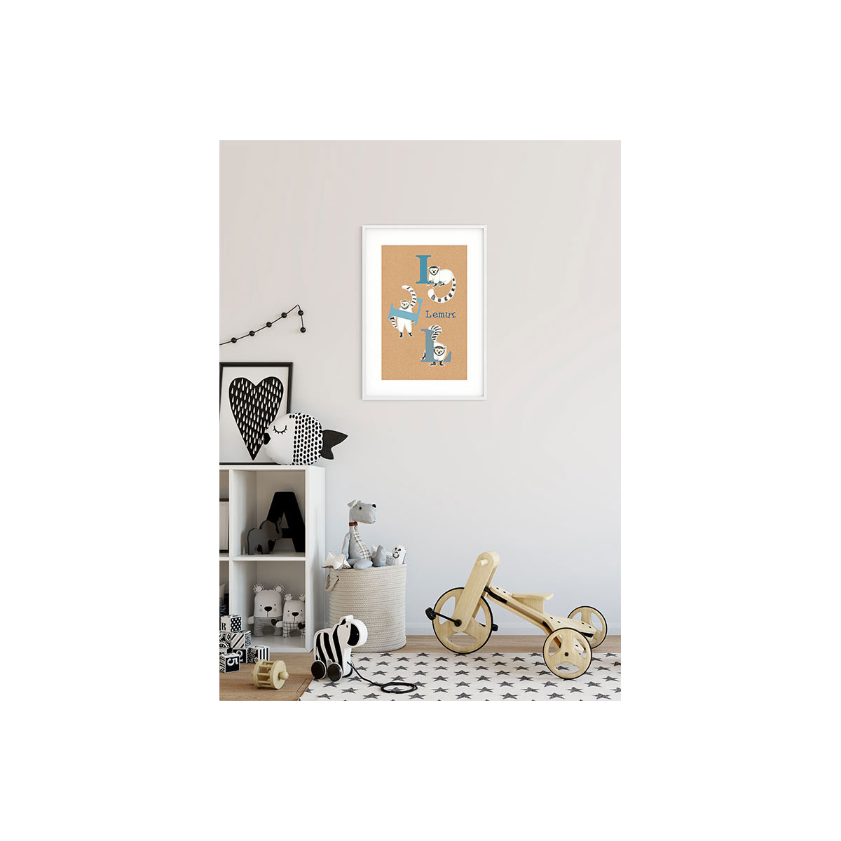 Komar  Wandbild ABC Animal L 40x50 cm Bild 4