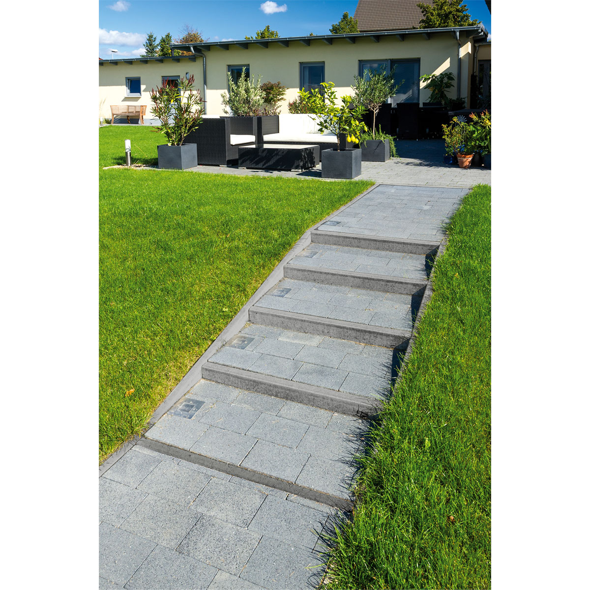 Lusit  Tiefbord grau 6 x 25 x 100 cm Bild 2