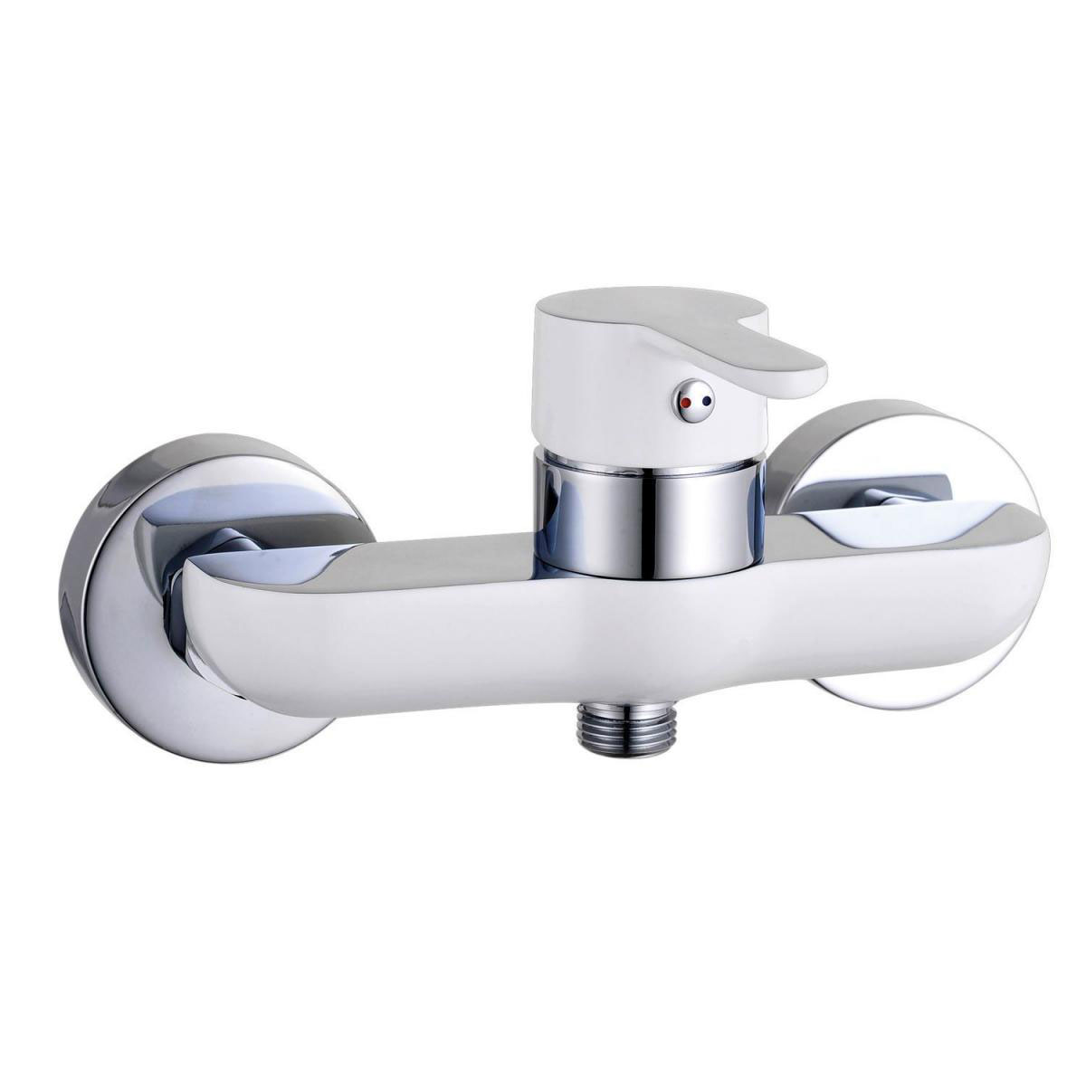 Duscharmatur Diziani chrom- weiß