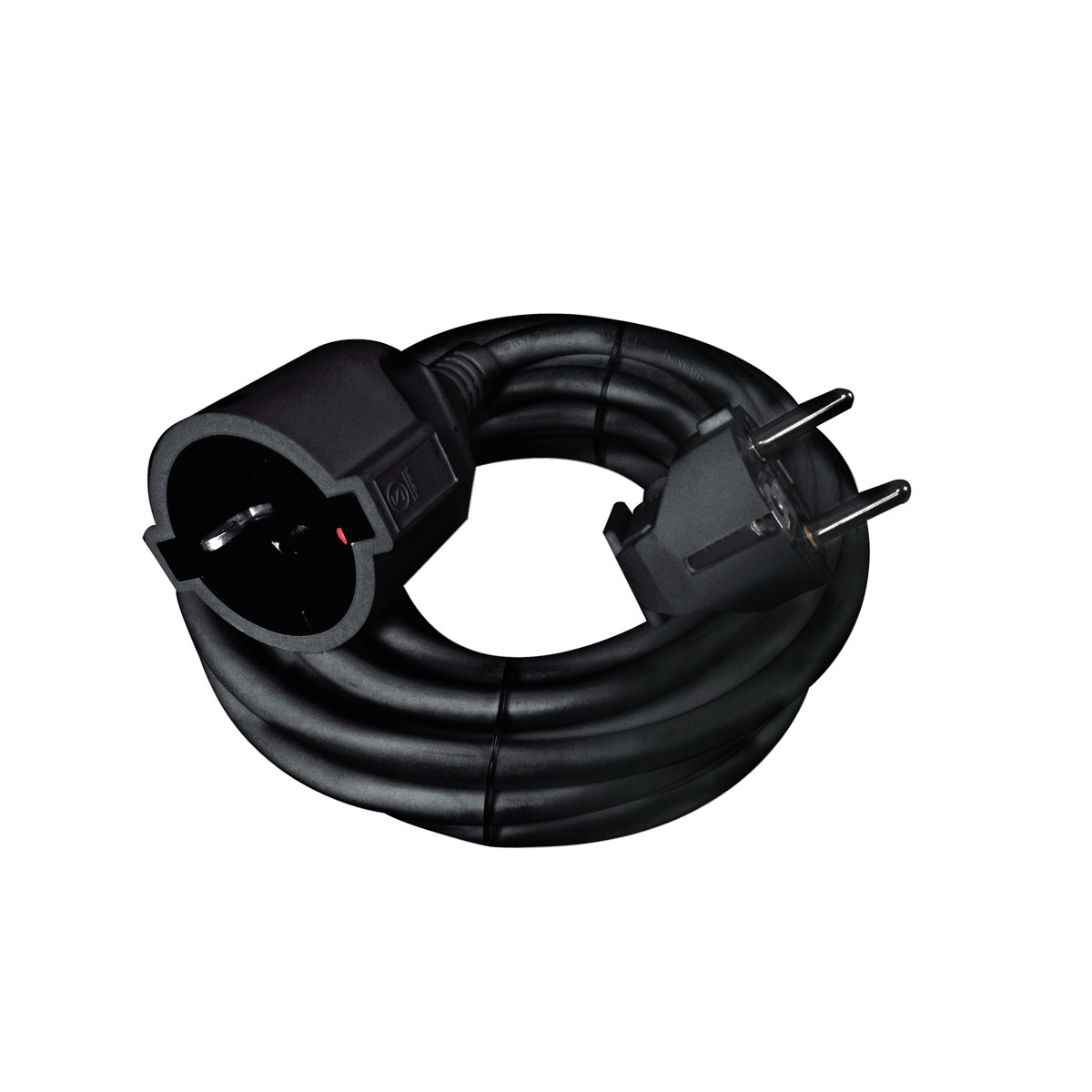 Flector Technik Schuko-Verlängerung schwarz 5 m Bild 4