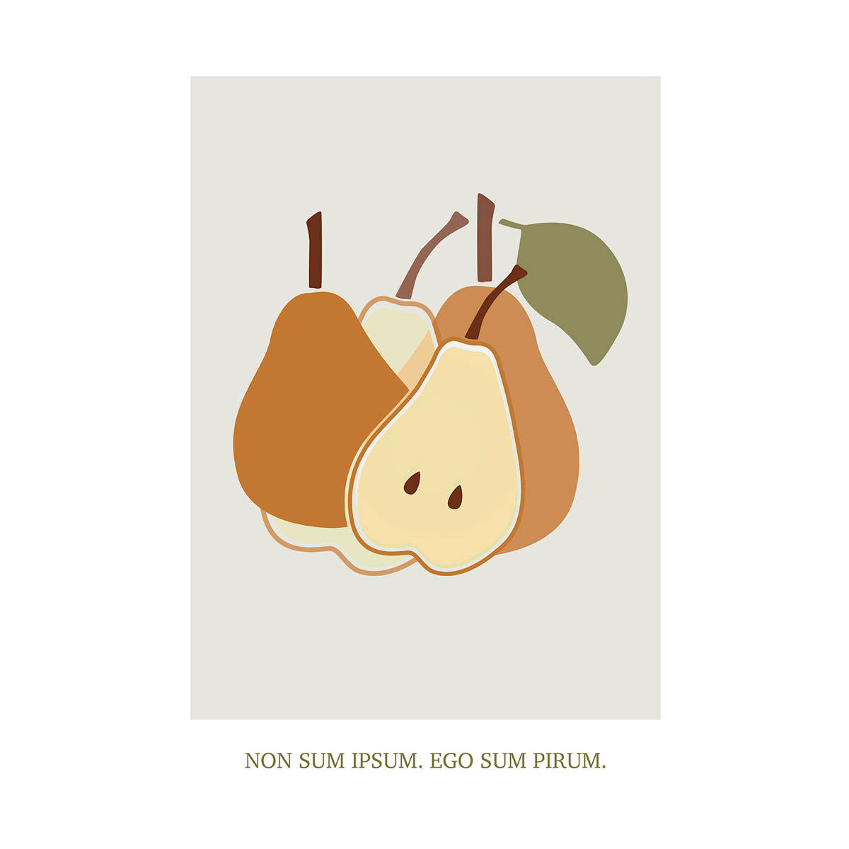 Komar  Wandbild Cultivated Pears 40x50 cm Bild 2