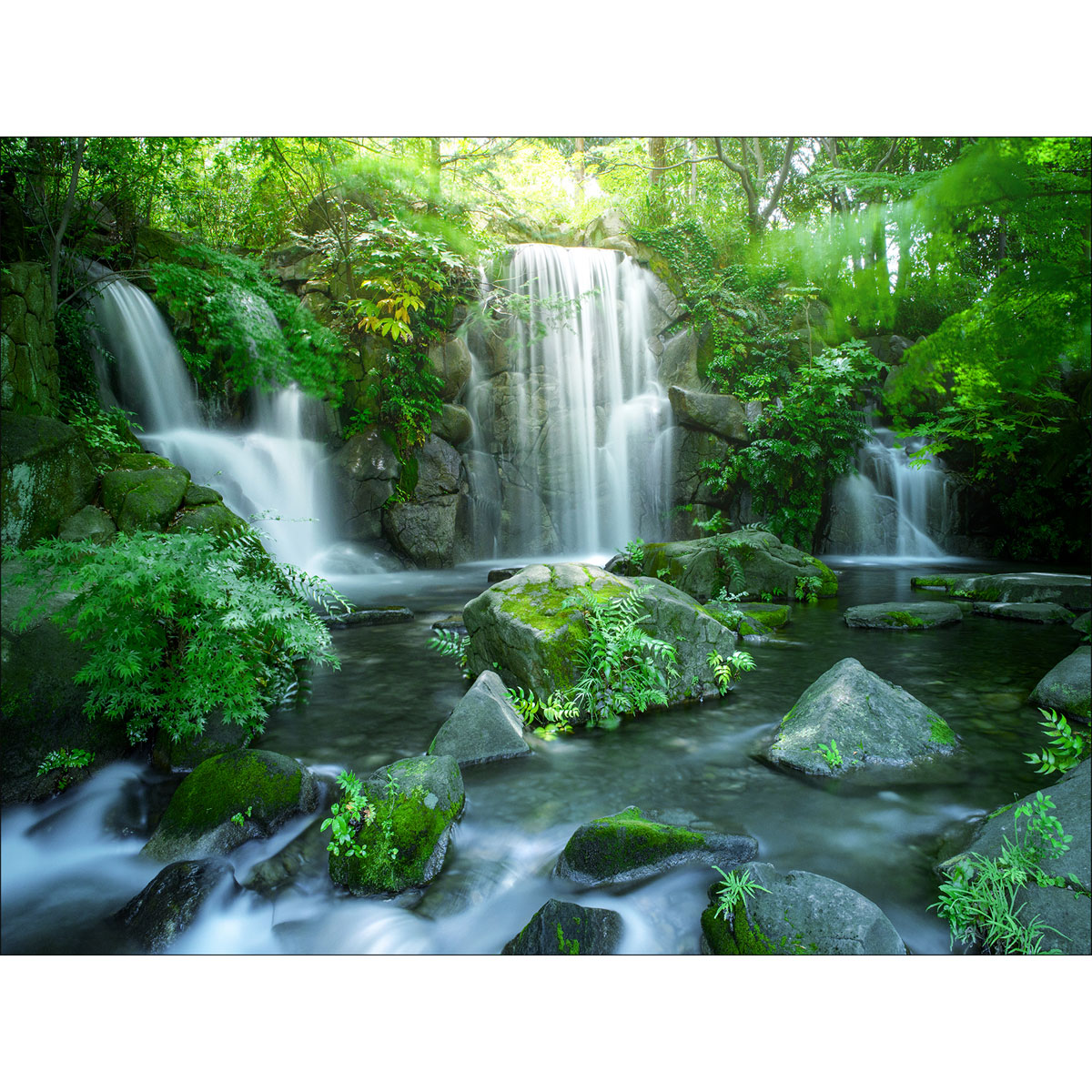 Canvas-Art Wasserfall 60 x 80 cm