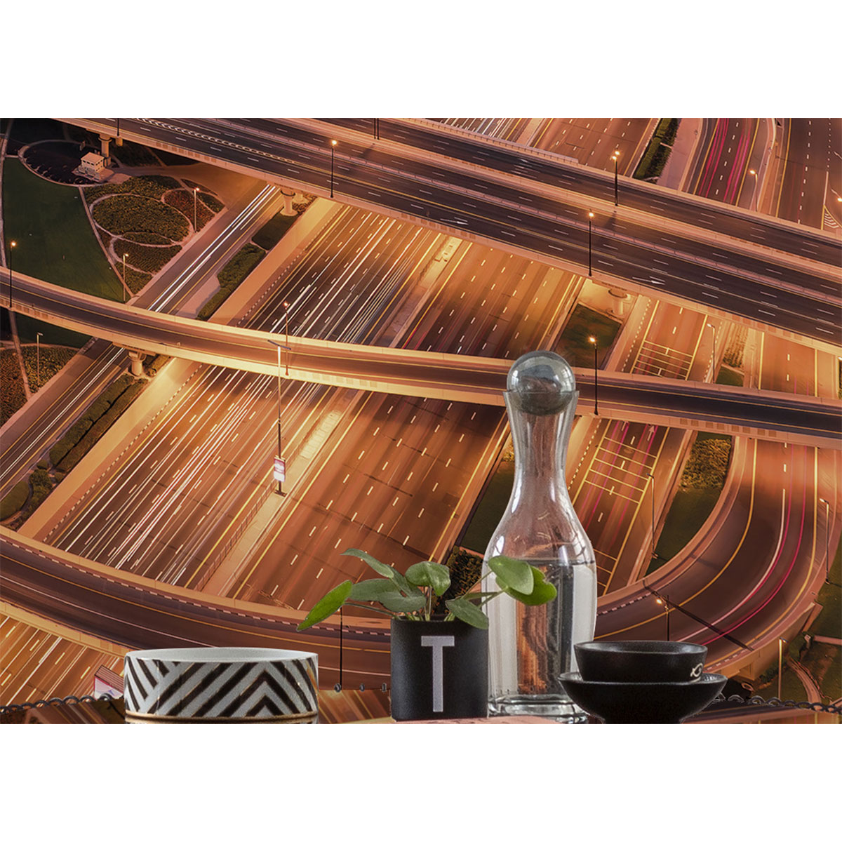 Komar  Vlies Fototapete Lights of Dubai 450x280 cm Bild 3