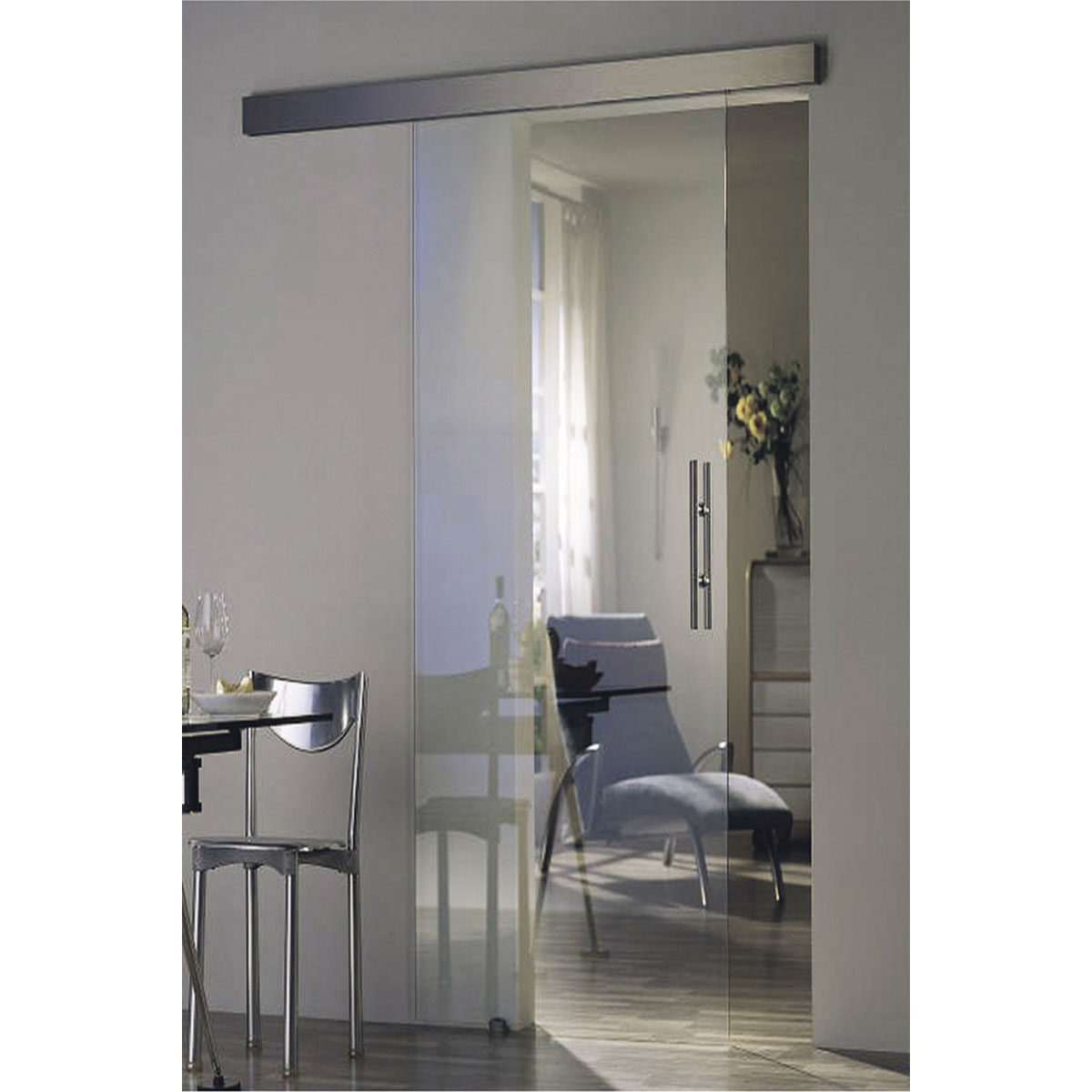 Suki Glasschiebetür-System-Set Serie H 190 cm Bild 1