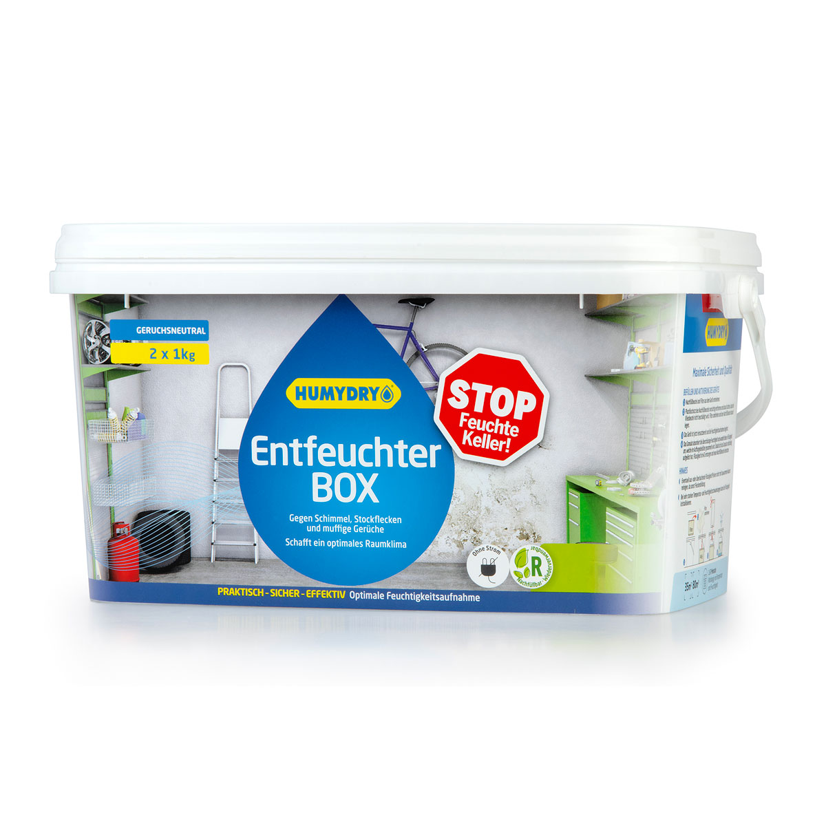 Humydry Entfeuchter Box 1 kg 2er Pack Bild 3