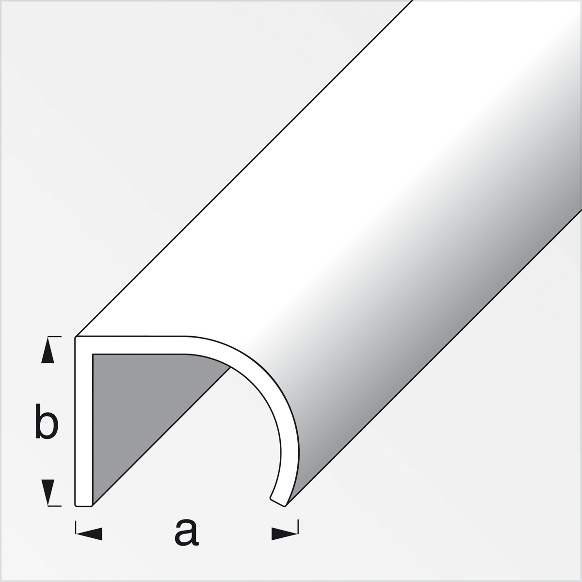 MyTool Griffprofil 25 x 19 cm 1m silber Bild 2