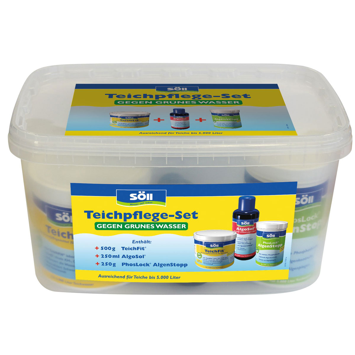 Söll  Teichpflege-Set gegen grünes Wasser