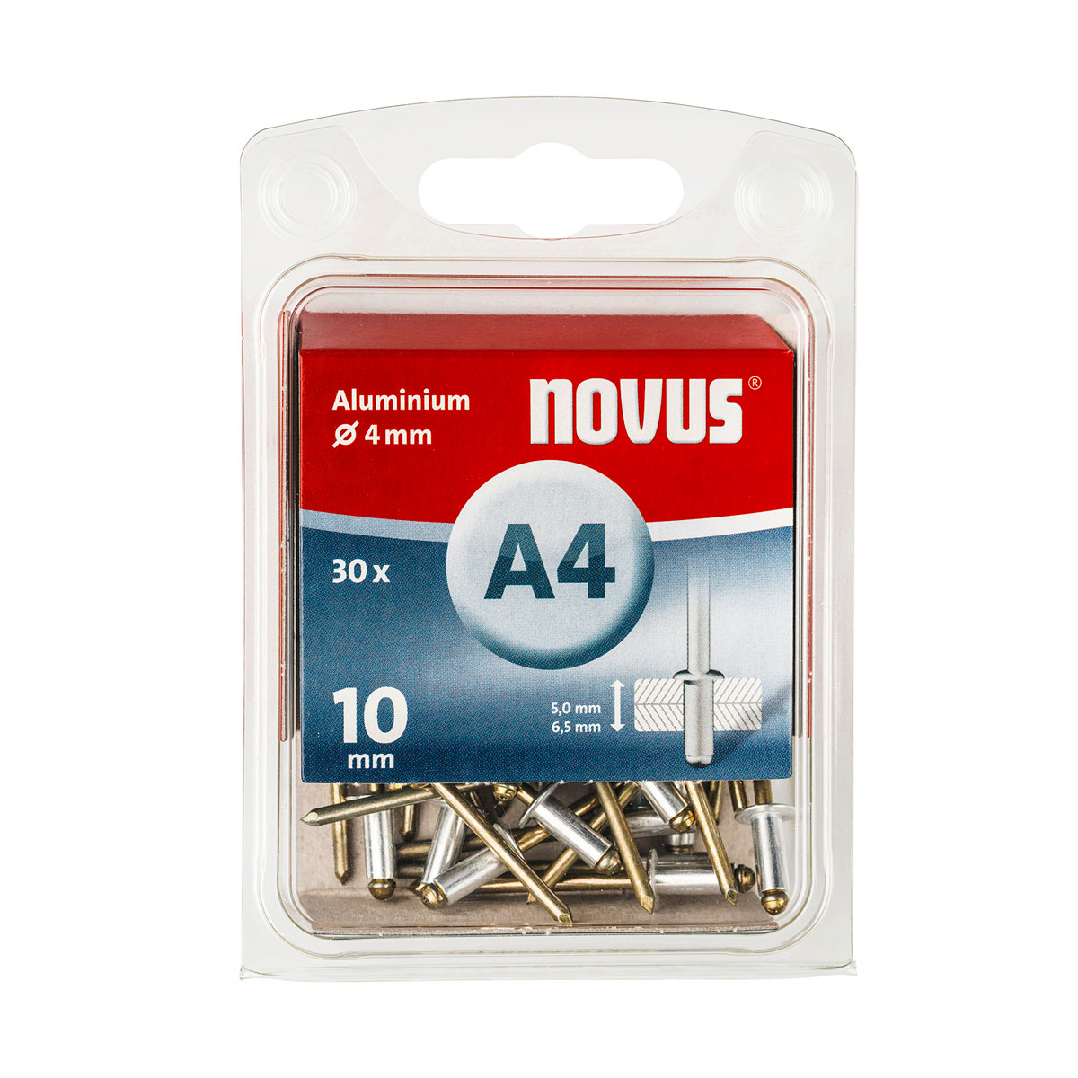 Novus Alu Blindnieten A 4 x 10 30 St