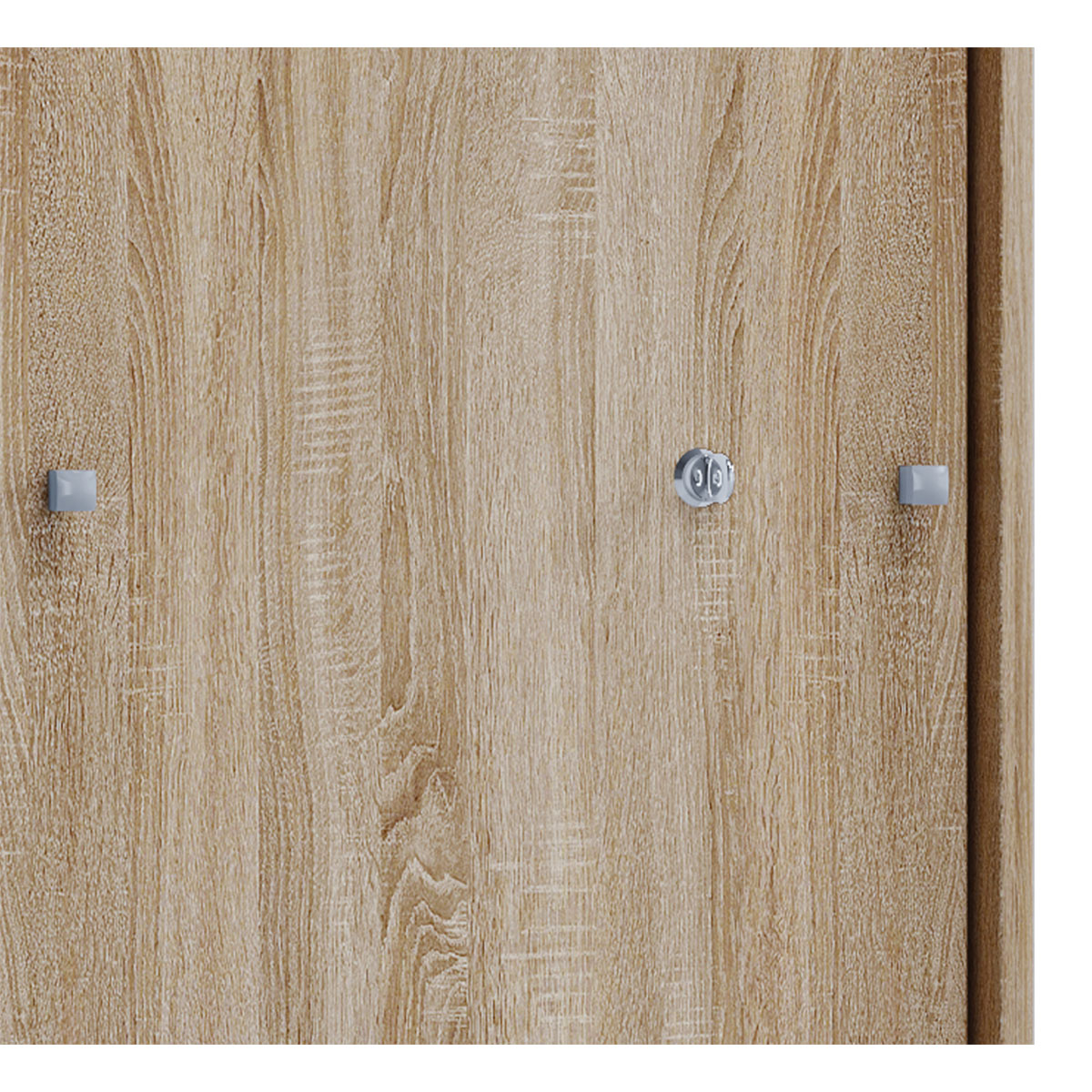 Büroschrank Lona XL mit Schiebetüren Sonoma-Eiche Bild 2