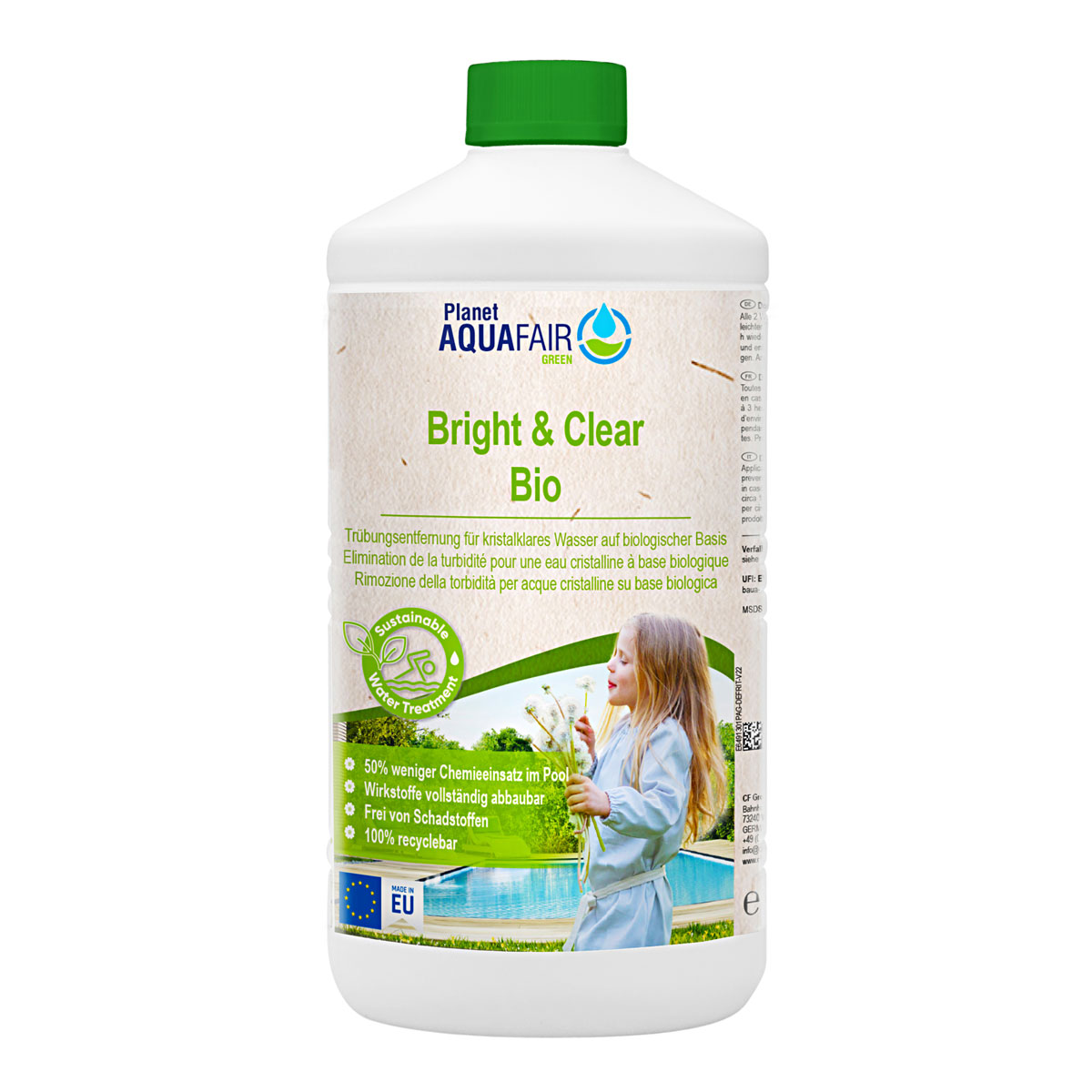 Pooldesinfektion Bright und Clear Bio