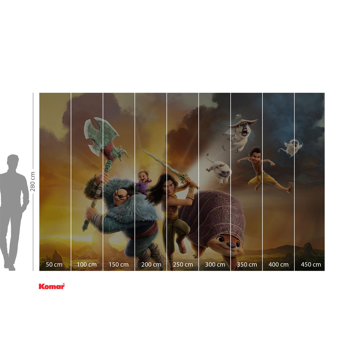 Komar  Vlies Fototapete Raya Mission 400x250 cm Bild 3