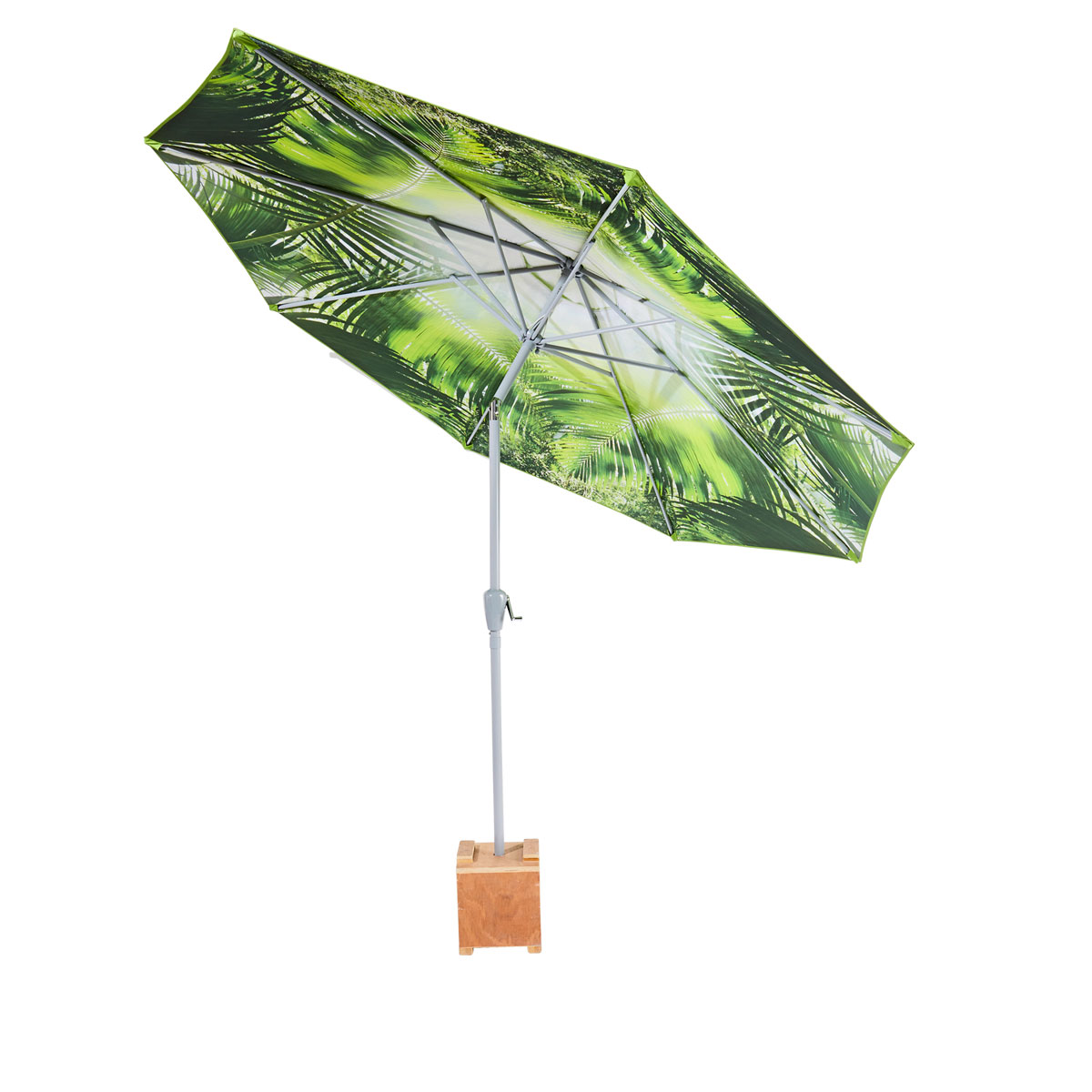 Haveson Gartenschirm Jungle anthrazit Bild 3