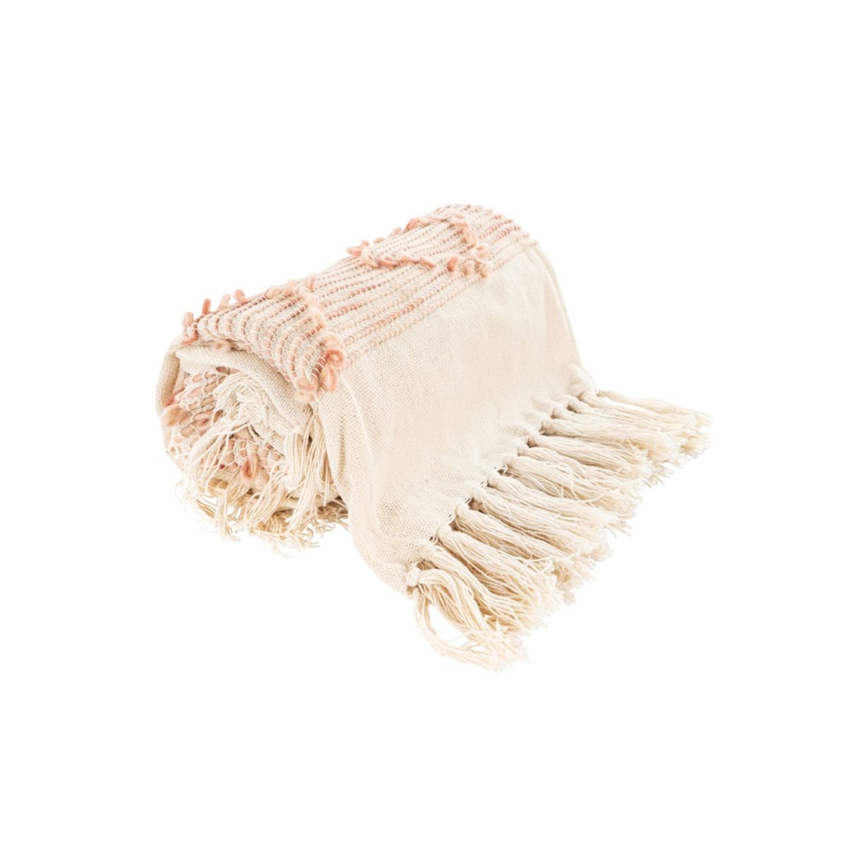 Decke Bohist 225 Rosa / Creme Bild 2