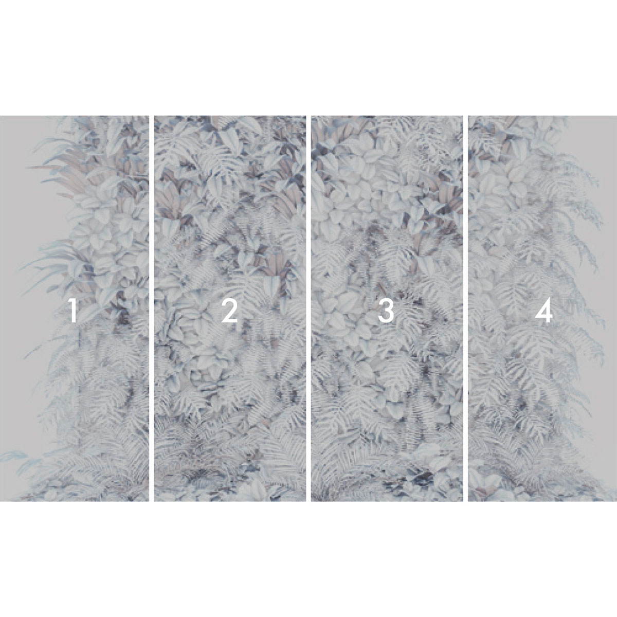 Komar  Vlies Fototapete Vertical Garden 400x250 cm Bild 3