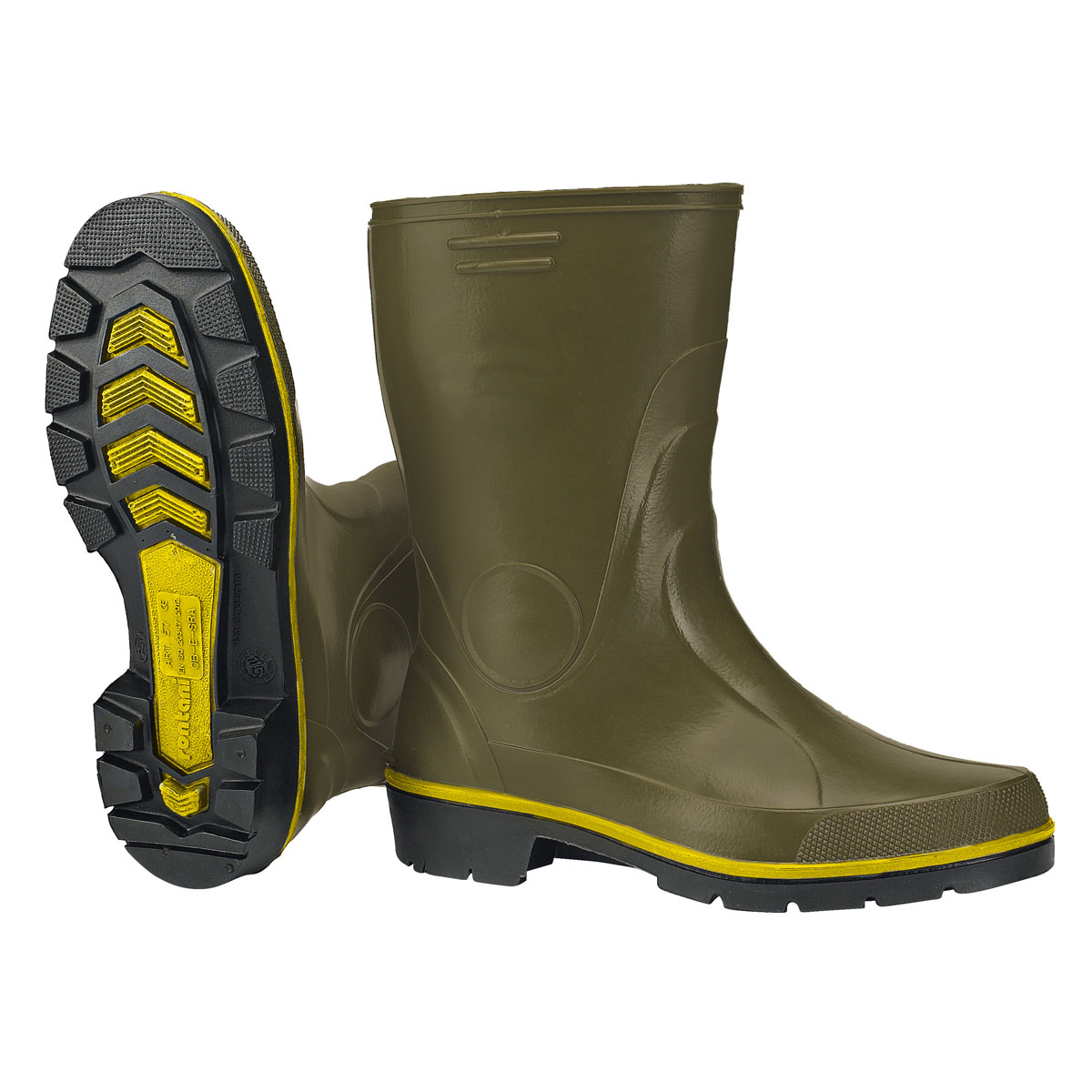 Scheibler Stiefel halbhoch oliv Größe 45