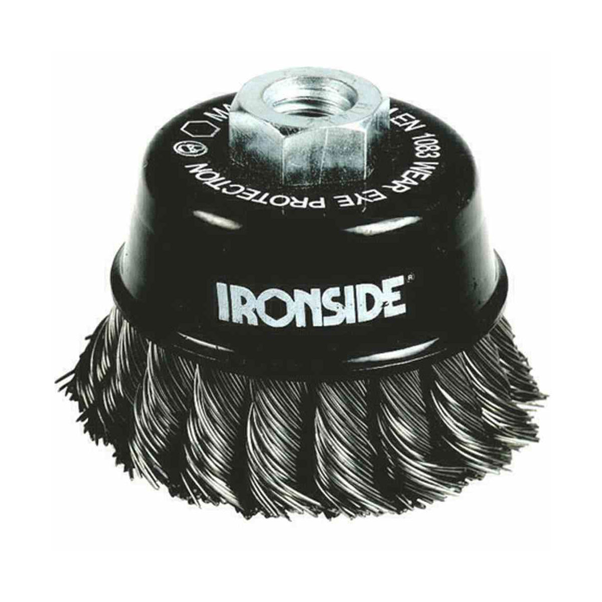 Ironside Topfbürste für Winkelschleifer Durchmesser 10 cm