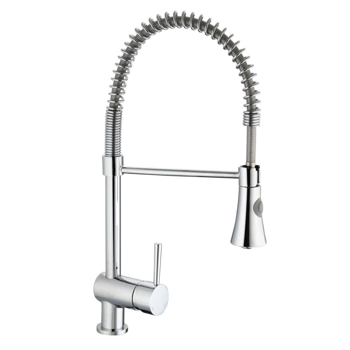 Spiralfeder-Spültischarmatur Cornwall Niederdruck verchromt
