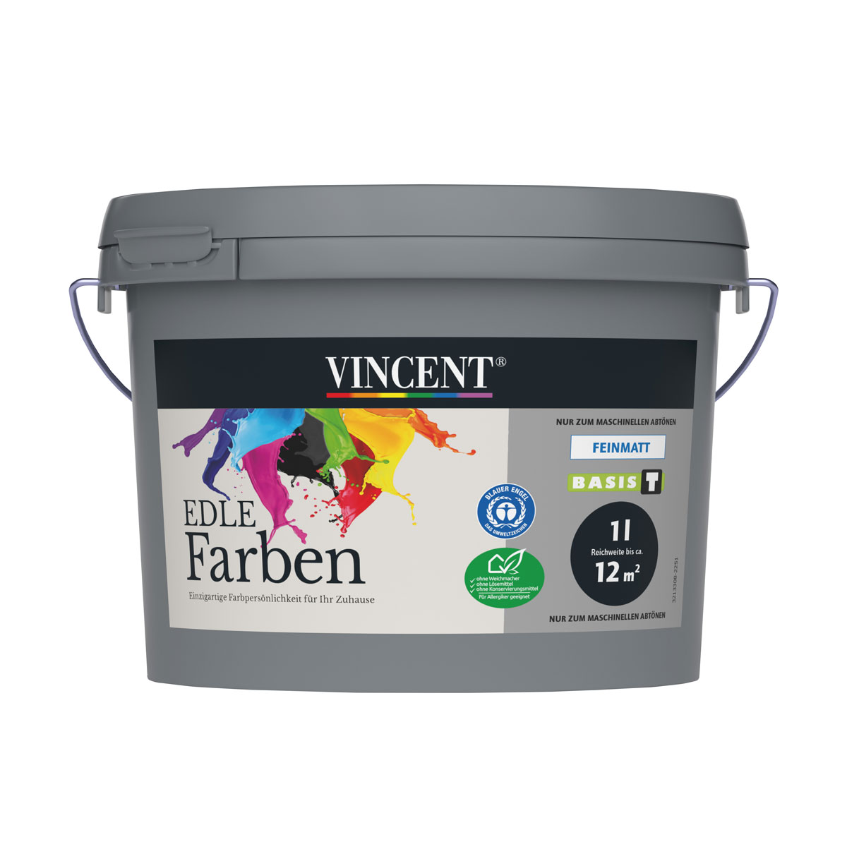Vincent  Wandfarbe Edle Farben Mix It matt 1 L Bild 1