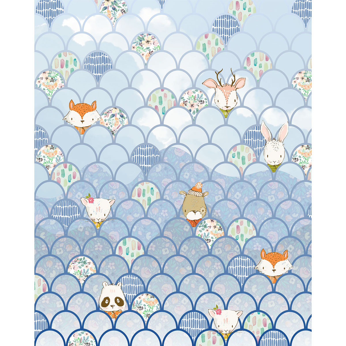 Komar  Vlies Fototapete Shelly Bluewave 200x250 cm Bild 2