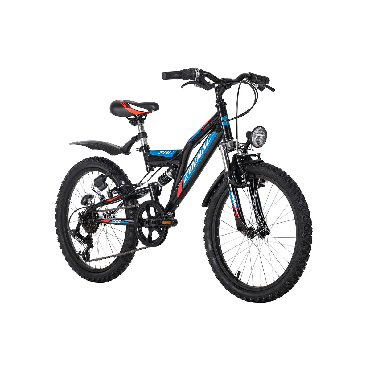 KS Cycling Mountainbike Fully ATB 20'' Zodiac schwarz-rot RH 31 cm  Bild 7