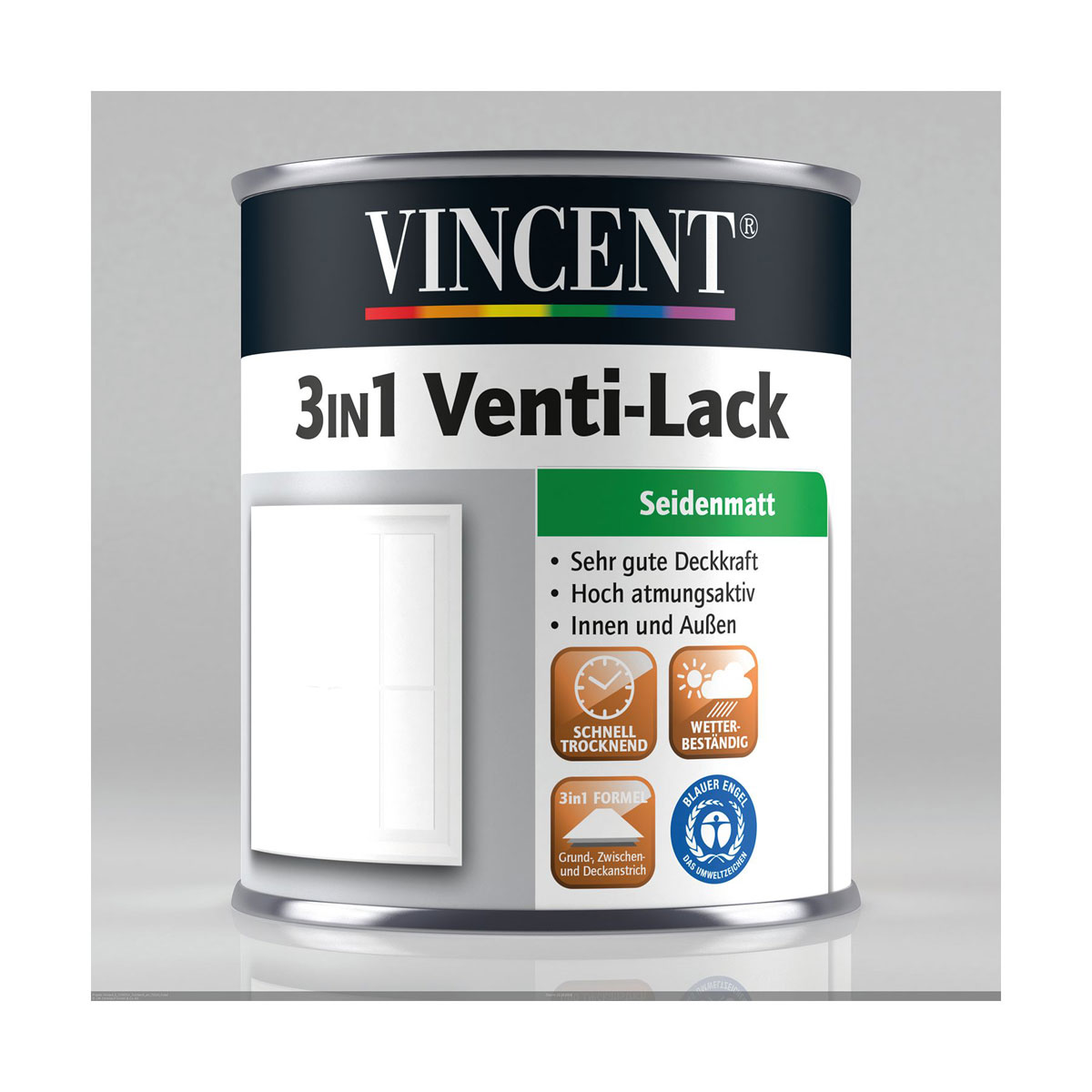 Vincent 3in1 Venti-Lack seidenmatt 375 ml