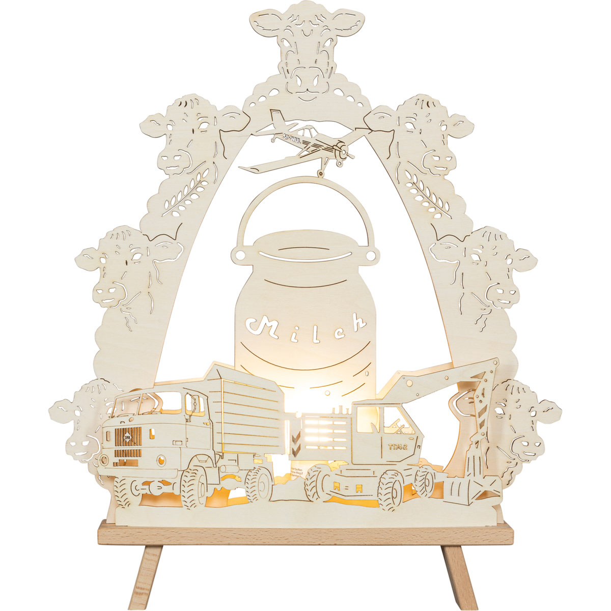 Dekoleuchte-Spitze Agrar-Motiv