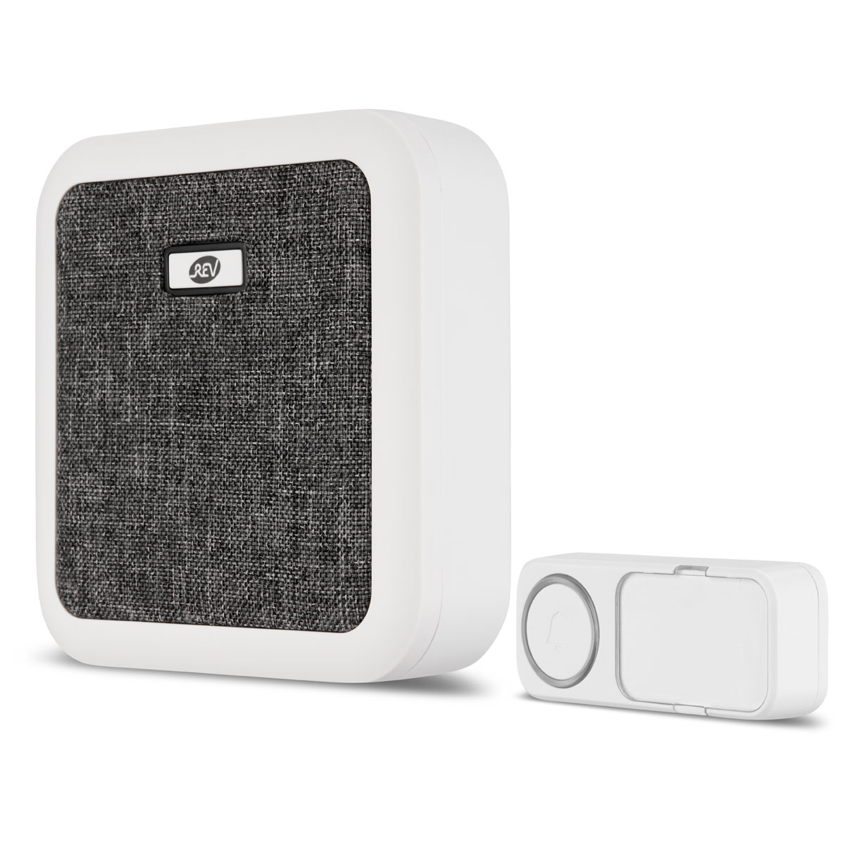 REV Ritter  Funk-Gong mit Taster & Stoffbez.Orchestra Batterie 58 Mel. 150m weiß Bild 5