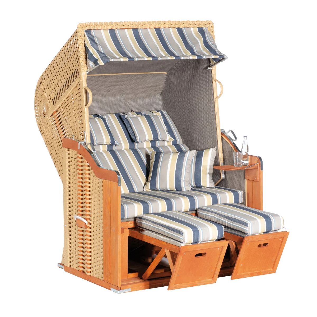 SunnySmart Strandkorb Rustikal 255 Plus beige