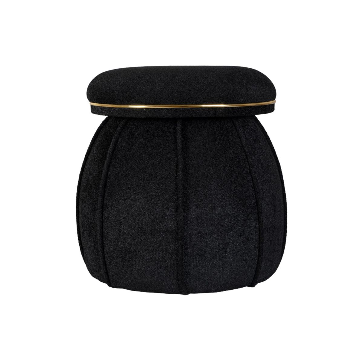 Hocker Corin 135 schwarz gold
