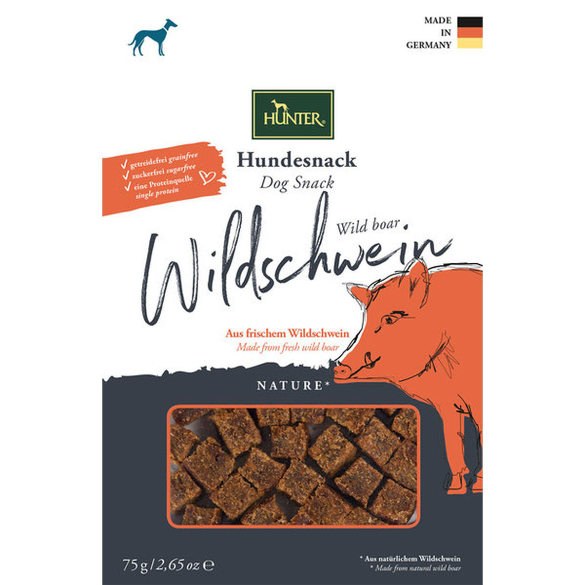 Hunter  Hundesnack Nature Wildschwein 75g