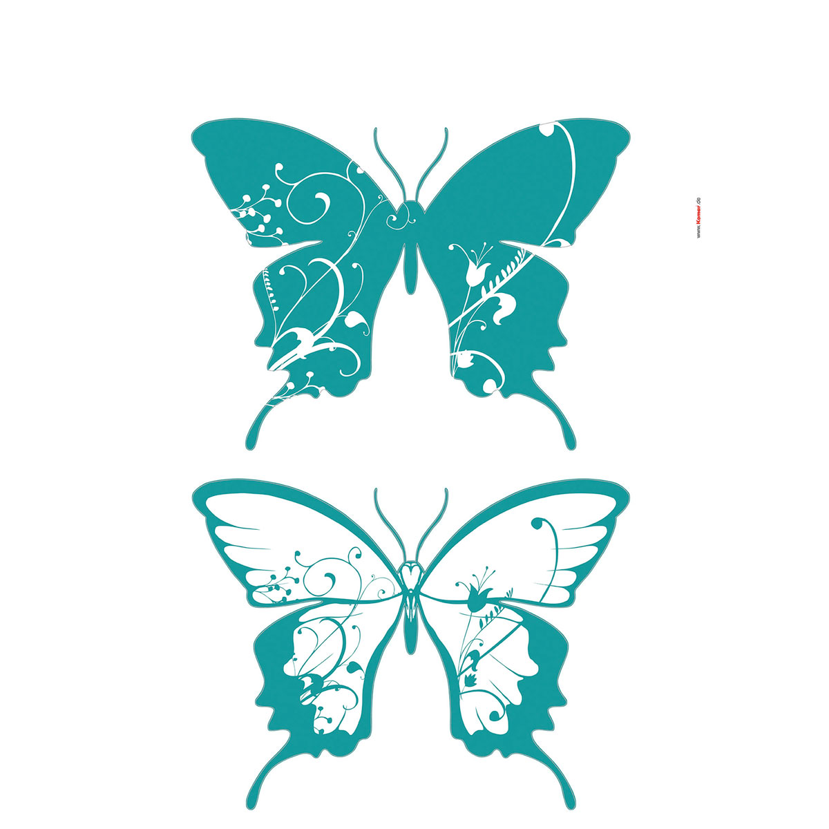 Komar  Wandtattoo Farfalle 50x70 cm Bild 2