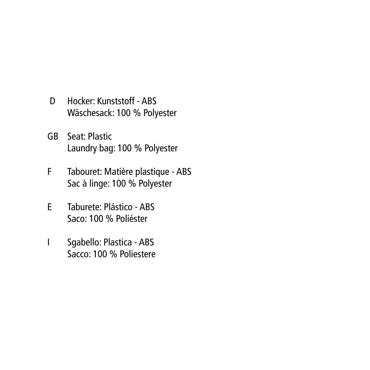 Wenko  Hocker Candy Grey mit Wäschesack Badhocker mit abnehmbarem Wäschesammler Bild 5