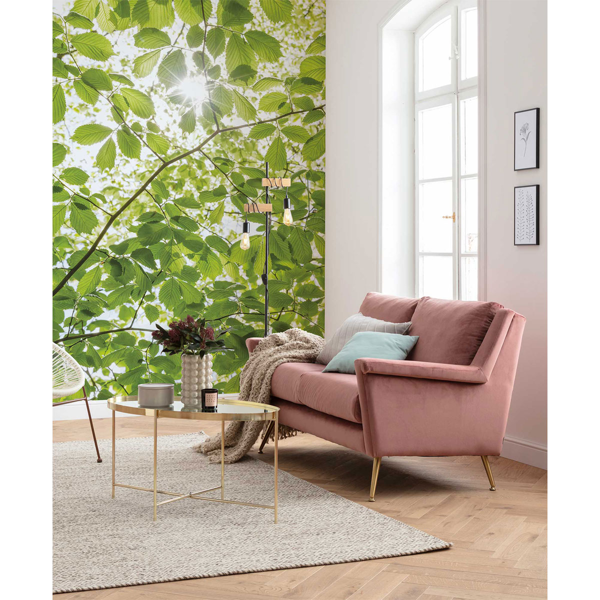 Komar  Vlies Fototapete Im Frühlingswald 250x280 cm