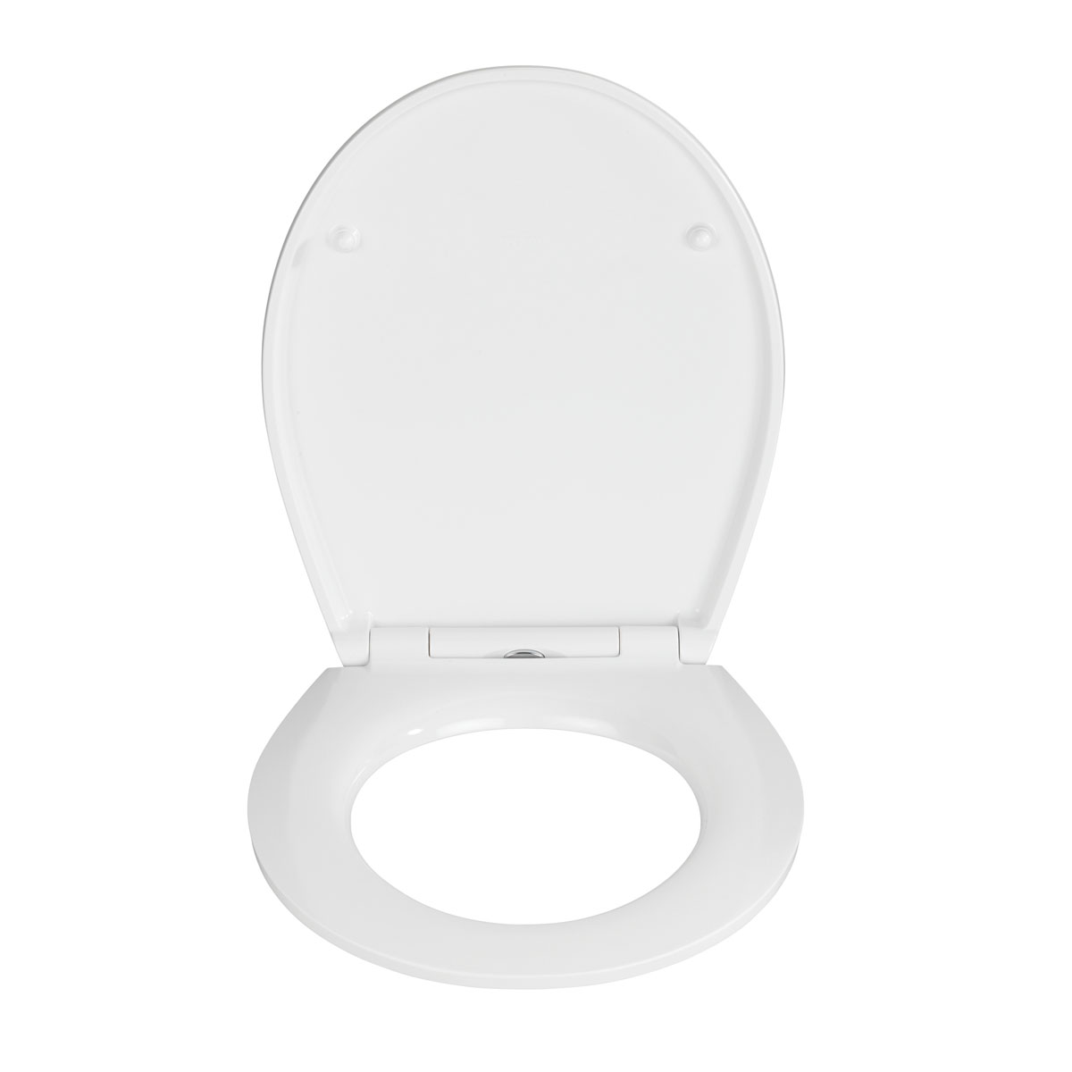 Wenko  WC-Sitz Saguna mit Relief-Oberfläche Toilettensitz mit Absenkautomatik Schnellbefestigung aus bruchstabilem Thermoplast Bild 7