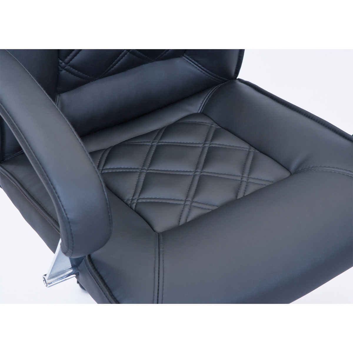 Inter Link Drehstuhl „Grosseto“, schwarz chrom, 62x125x67 cm Bild 5