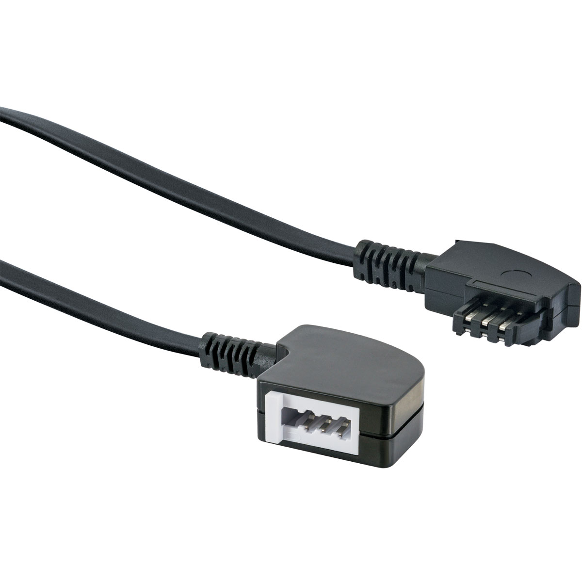 Schwaiger  Telefon-Verlängerung TAE 6 m schwarz Bild 3