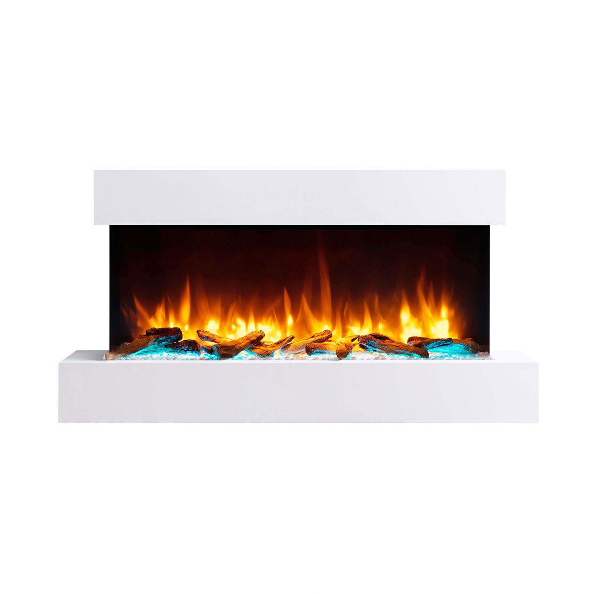 Richen Elektro-Wandkamin „Ignis“ 57,3x110x25 cm, Weiß Bild 1