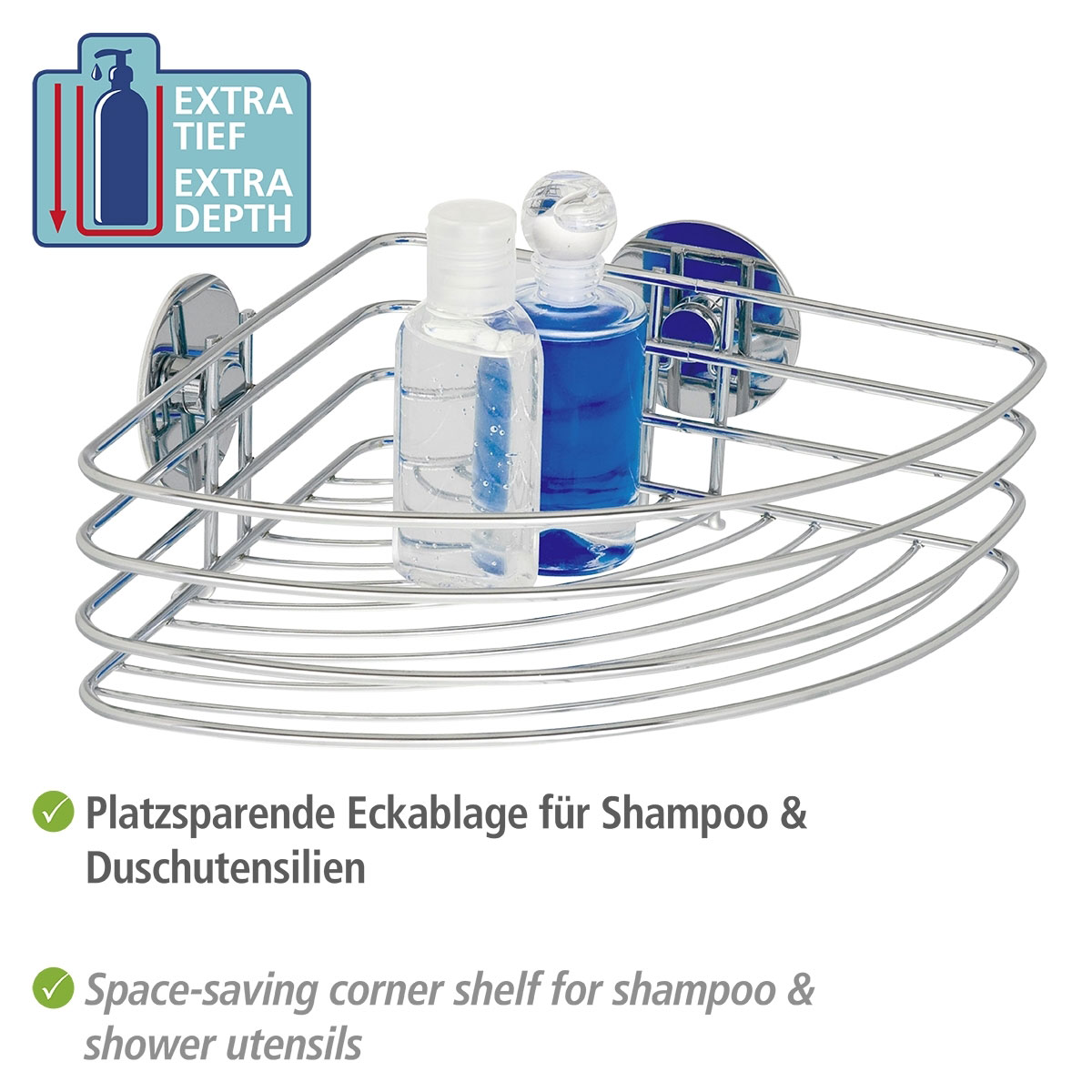 Wenko Turbo-Loc Eckablage Bild 2