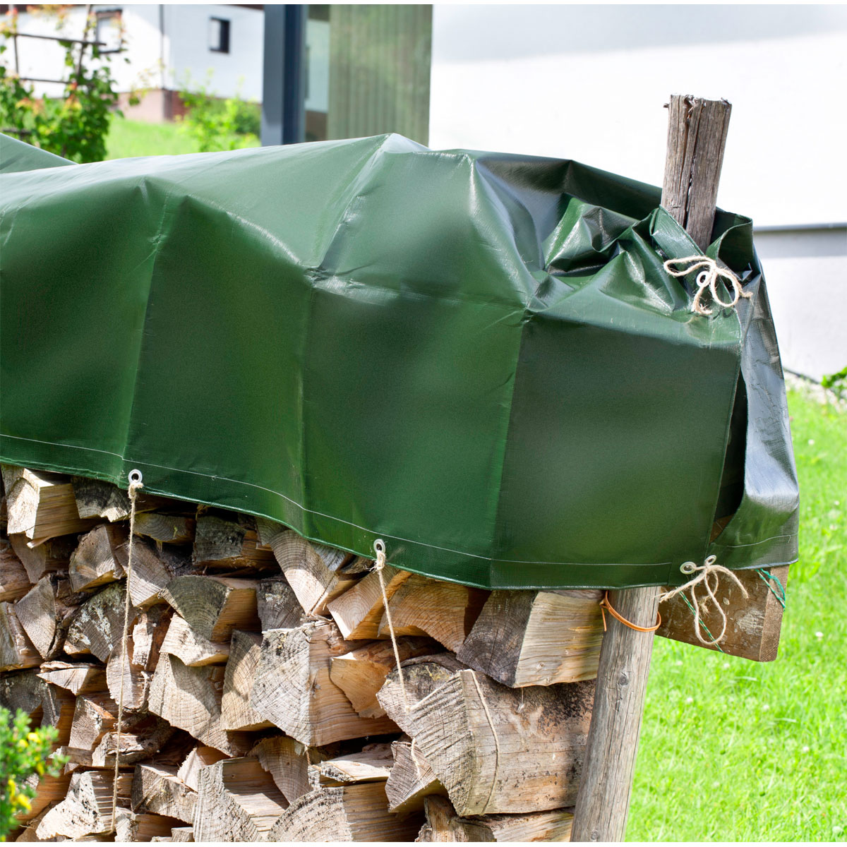 Windhager  Holz-Abdeckplane 6x1,5 m 210 g/m²