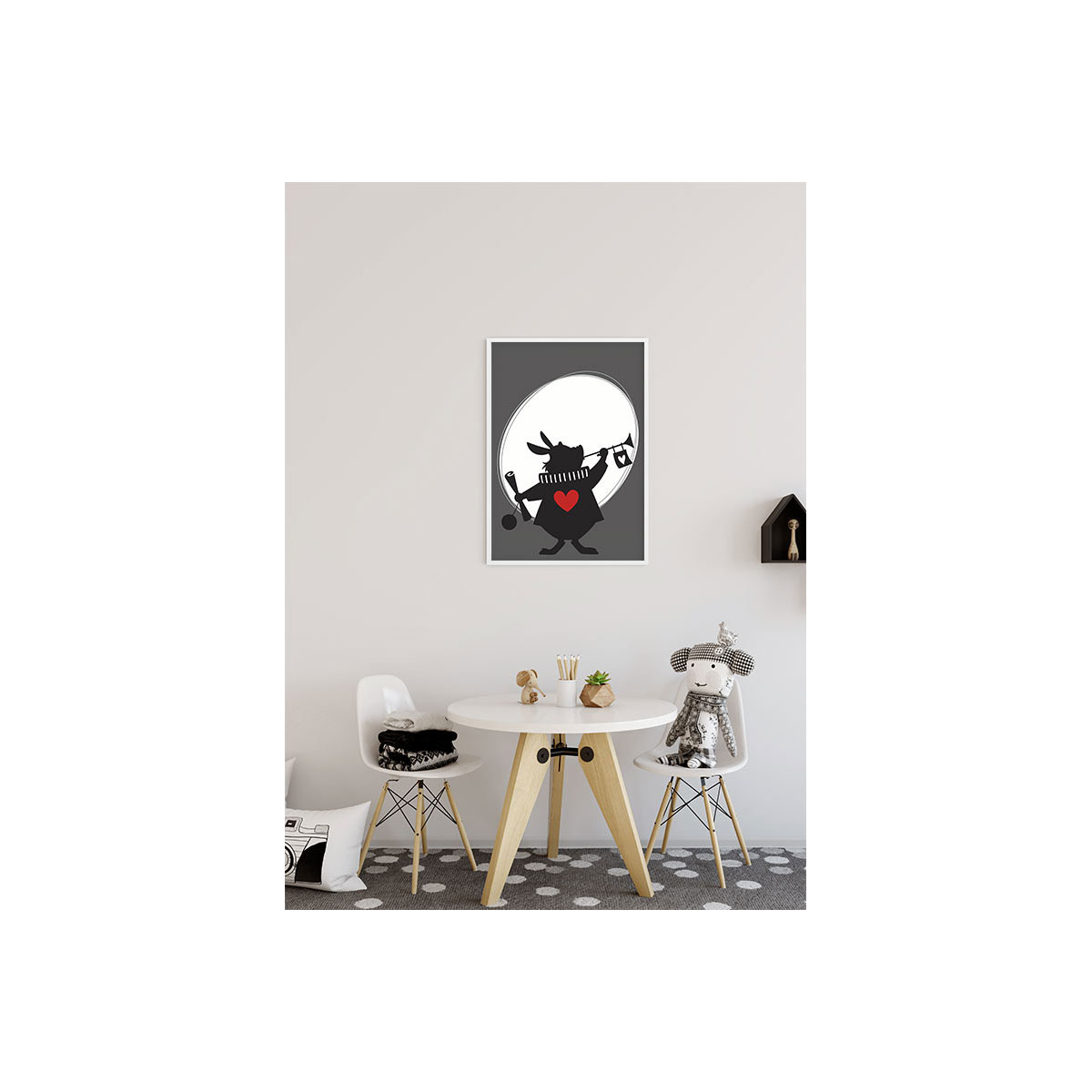 Komar  Wandbild Alice Rabbit 50x70 cm Bild 10