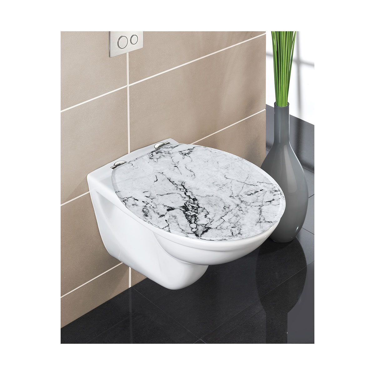 Wenko  WC-Sitz Onyx MDF Bild 4