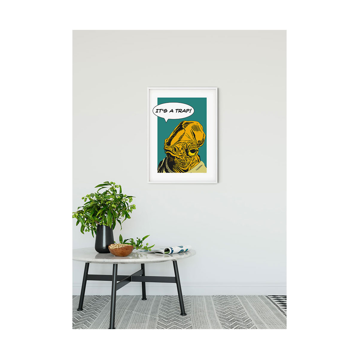 Komar  Wandbild Star Wars Classic Comic Quote Ackbar 50x70 cm