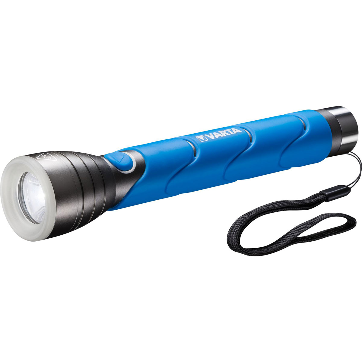 Varta LED-Taschenlampe Outdoor Sports F30 mit Batterien blau