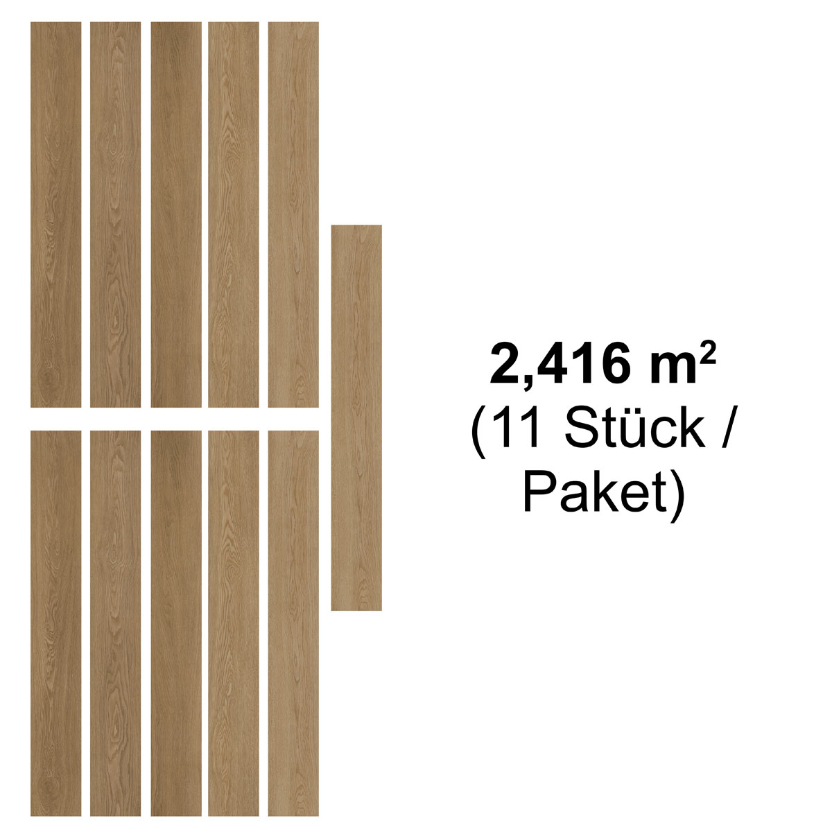 Specht Designboden SPC Solaris Eiche Landhausdiele 120 x 18 cm Bild 8