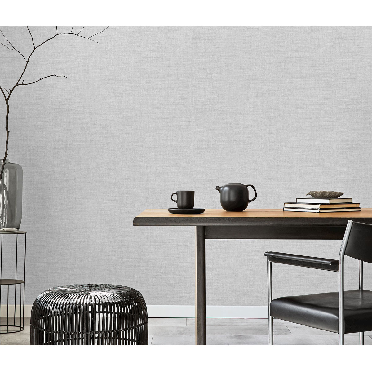 Guido Maria Kretschmer Vliestapete uni dunkelgrau Bild 3